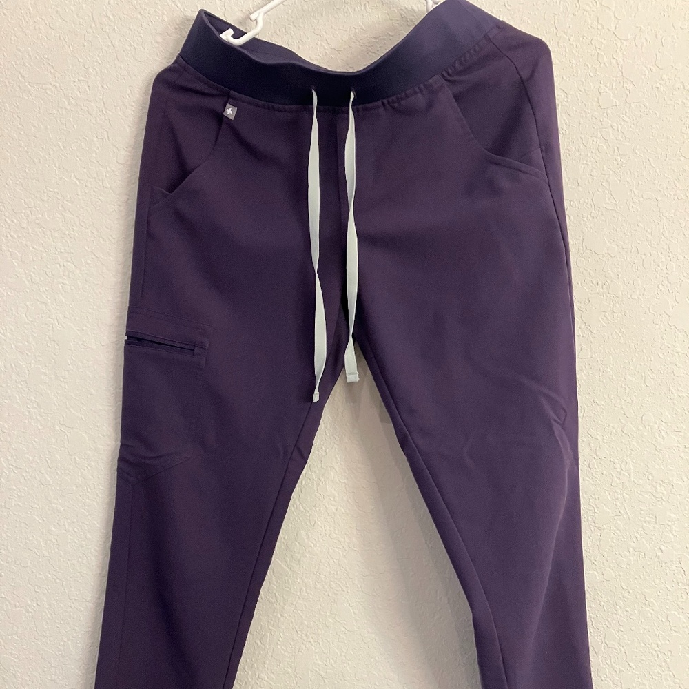 FIGS Zamora Scrub Pants Purple Shadow